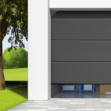 Sectional garage doors